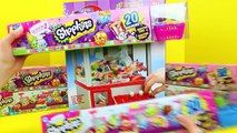 Surprise Toys CLAW MACHINE Game Challenge! Mega New Shopkins 20 Packs Toy Review by DisneyCarToys