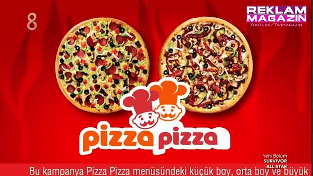 Pizza Pizza 2 Pizza Tek Fiyata Kampanya Reklamı