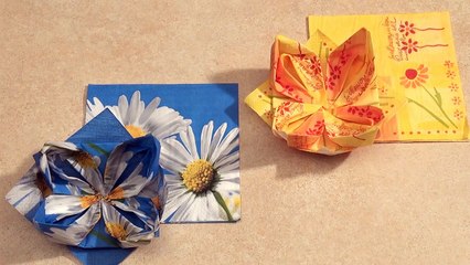 Cкладывание салфеток для сервировки стола