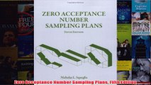 Download PDF  Zero Acceptance Number Sampling Plans Fifth Edition FULL FREE