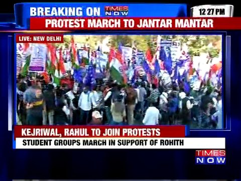 Rahul Gandhi and Arvind Kejriwal To Join March For Solidarity - Rohith Vemula Case
