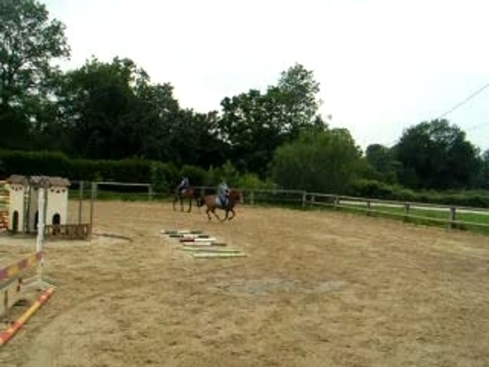 perrine et blups au galop