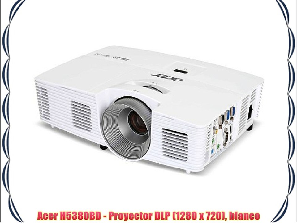 Acer H5380BD - Proyector DLP (1280 x 720) blanco
