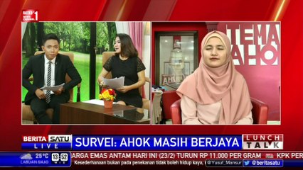 Lunch Talk: Survei Membuktikan Ahok Masih Berjaya #4
