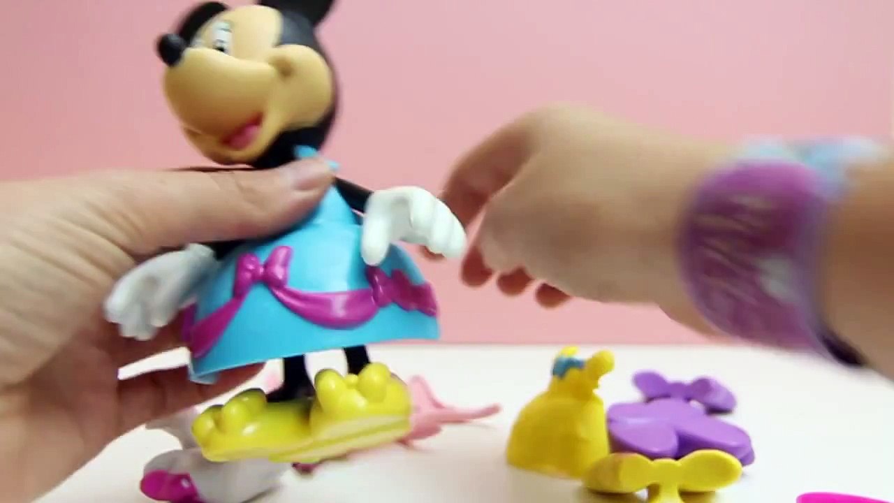 Minnie Mouse Play Doh Dress Gown Prom Dress Mickey Mouse Clubhouse Disney Junior Toys Review