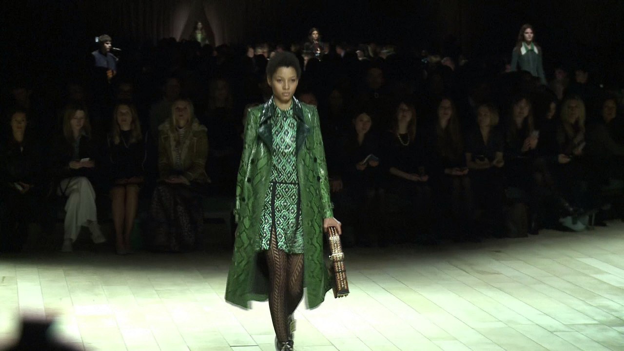 Mode: défilé Burberry à la Fashion Week de Londres
