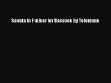 Download Sonata in F minor for Bassoon by Telemann  EBook