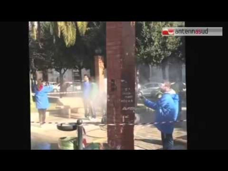 Tg Antenna Sud - Triggiano Pulita, i giovani de l'Altra Via contro vandali e graffiti