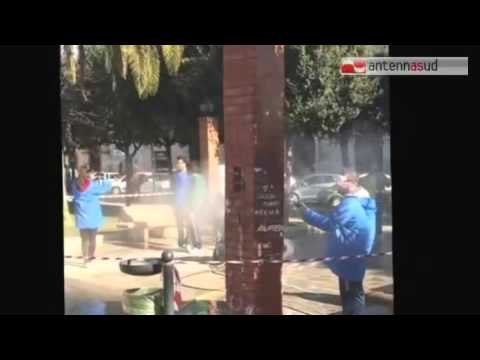 Tg Antenna Sud - Triggiano Pulita, i giovani de l'Altra Via contro vandali e graffiti