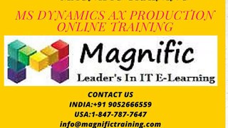 Microsoft_Dynamics_Ax_Production_Online_Training_In Singapore,USA