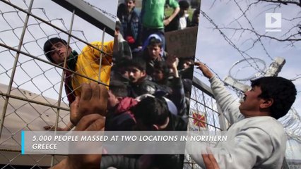 Thousands of migrants trapped in Greece as neighbors tighten restrictions