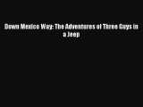 Read Down Mexico Way: The Adventures of Three Guys in a Jeep Ebook Free