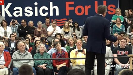 Kasich Women came out of the kitchen to support me