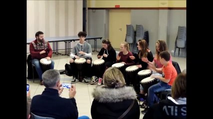 Haillicourt : restitution de l'atelier djembé au centre animation jeunesse (CAJ)