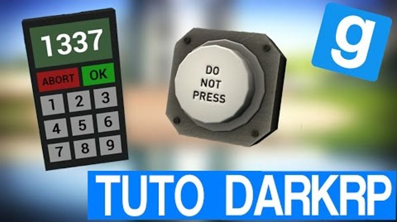 KEYPAD  - DarkRP TUTO #2