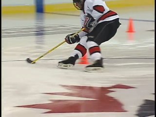 Ice Session #1 Drill 3 Stn 1 skating with puck