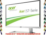 Acer S277 - Monitor de 27 (3840 x 2160 pixeles con tecnología LED HDMI) plateado