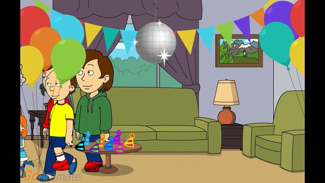 Caillou Misbehaves at Rosies Birthday