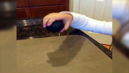 Girl Makes Rubber Egg - Hilarious Fail