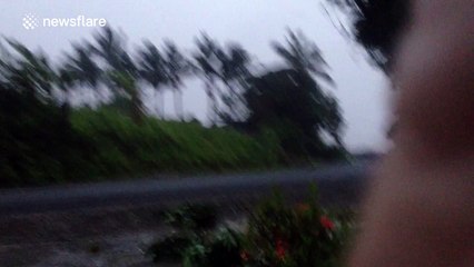 Footage of Cyclone Winston hitting Fiji on Saturday