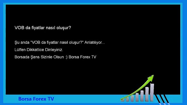 Forex dersleri VOB da fiyatlar nasıl oluşur