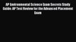 Download AP Environmental Science Exam Secrets Study Guide: AP Test Review for the Advanced