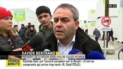 Jude Law à Calais, la critique de Xavier Bertrand