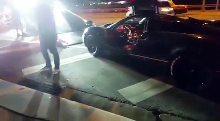 Não queiras ver o que aconteceu a este Pagani Huayra!