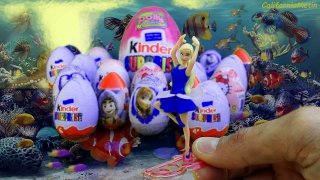 19 Surprise Eggs, FROZEN Masha and the Bear Barbie Hello Kitty Polly Pocket Winx Pixie Disney Zaini