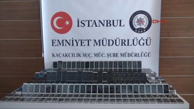 İstanbul'da Kaçak Cep Telefonu Operasyonu