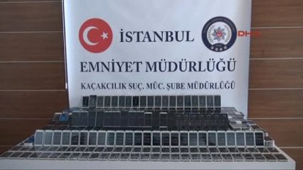İstanbul'da Kaçak Cep Telefonu Operasyonu