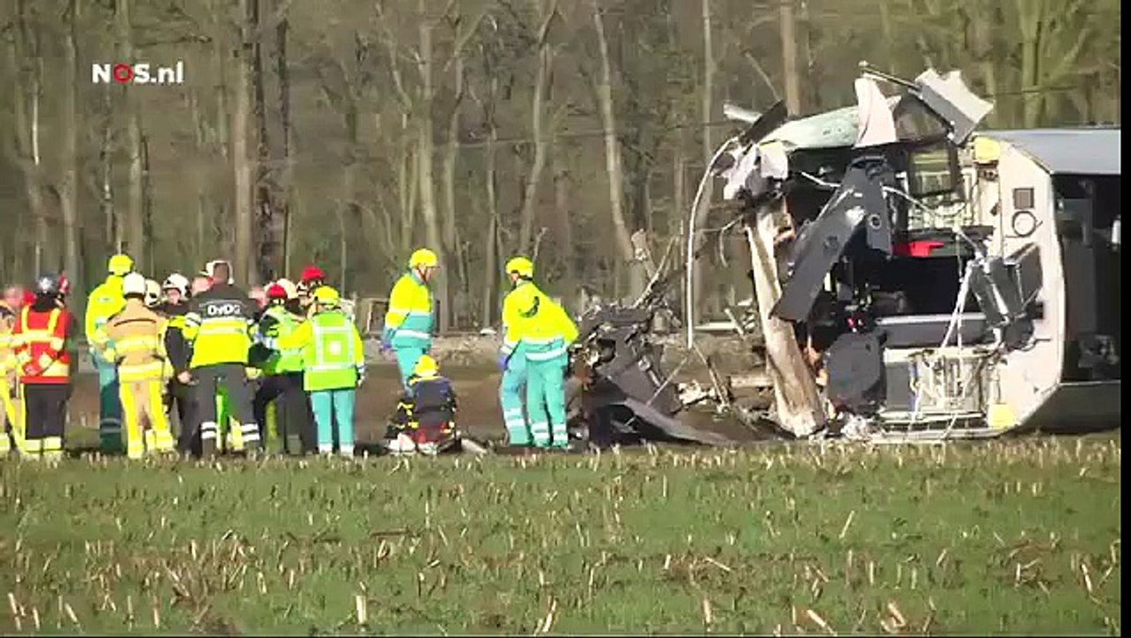 Un train déraille dans l'est des Pays-Bas: un m...