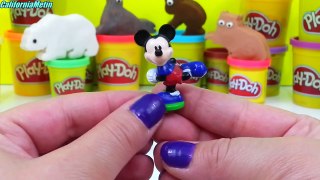 Play Doh Animals Eggs Surprise Frozen Spiderman Disney Cars Thomas & Friends Mickey