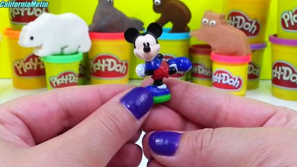 Play Doh Animals Eggs Surprise Frozen Spiderman Disney Cars Thomas & Friends Mickey