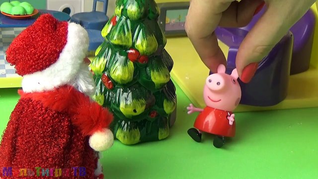 Свинка Пеппа. ВИЗИТ САНТЫ. Мультфильмы для детей. Свинка Пеппа на русском
