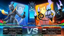 Pokkén Tournament Wii U - Shadow Mewtwo vs Chandelure Gameplay (60fps)