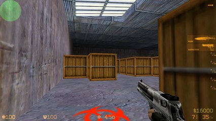 cs 1.6 Going to kill, practice on a desert eagle Part 1