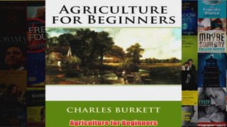 Download PDF  Agriculture for Beginners FULL FREE