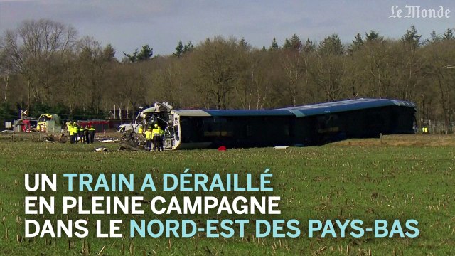Le déraillement d'un train fait au moins un mort au Pays-Bas