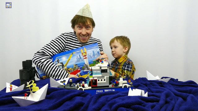 Лего Пожарные 60109. Распаковка и сборка Лего Пожарный Катер. Unboxing Lego City Fire Boat. Картонка