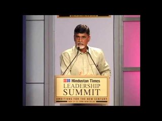 HT Leadership Summit 2008 - Lalu Prasad Yadav and Chandrababu Naidu - Part 1