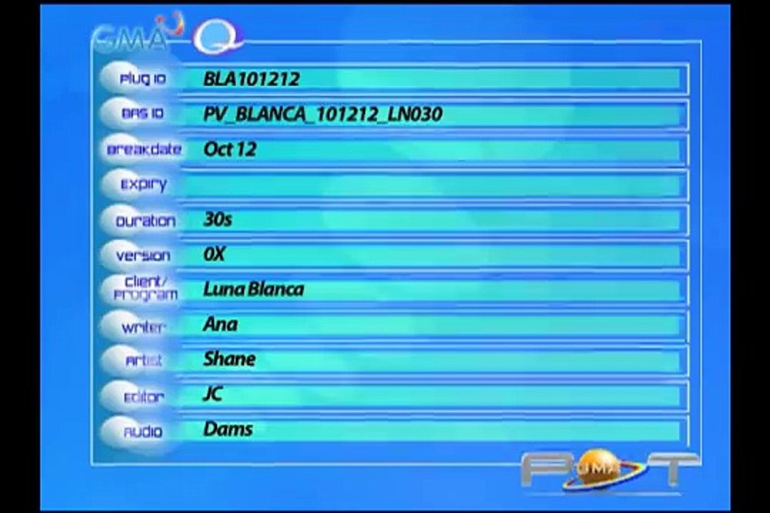 BLA101212 0X