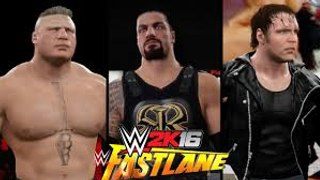 ---wwe roman reigns and brock lesnar (2-8-2016) -