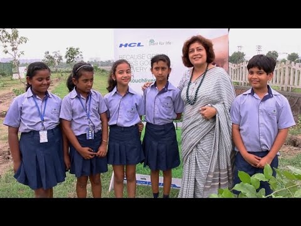 HCL Plant for Life: Shiv Nadar School, Noida