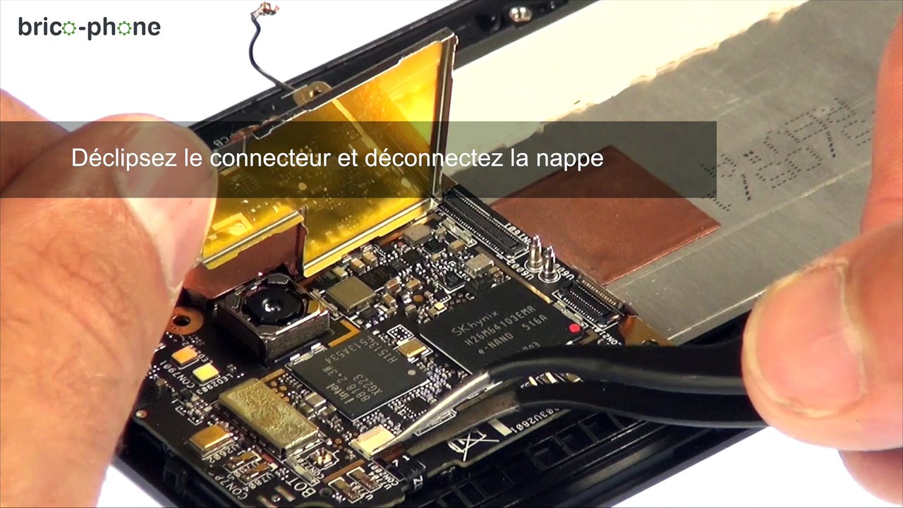 Tuto Asus Zenfone 2 ZE551 comment remplacer l’écran (vitre + LCD) HD