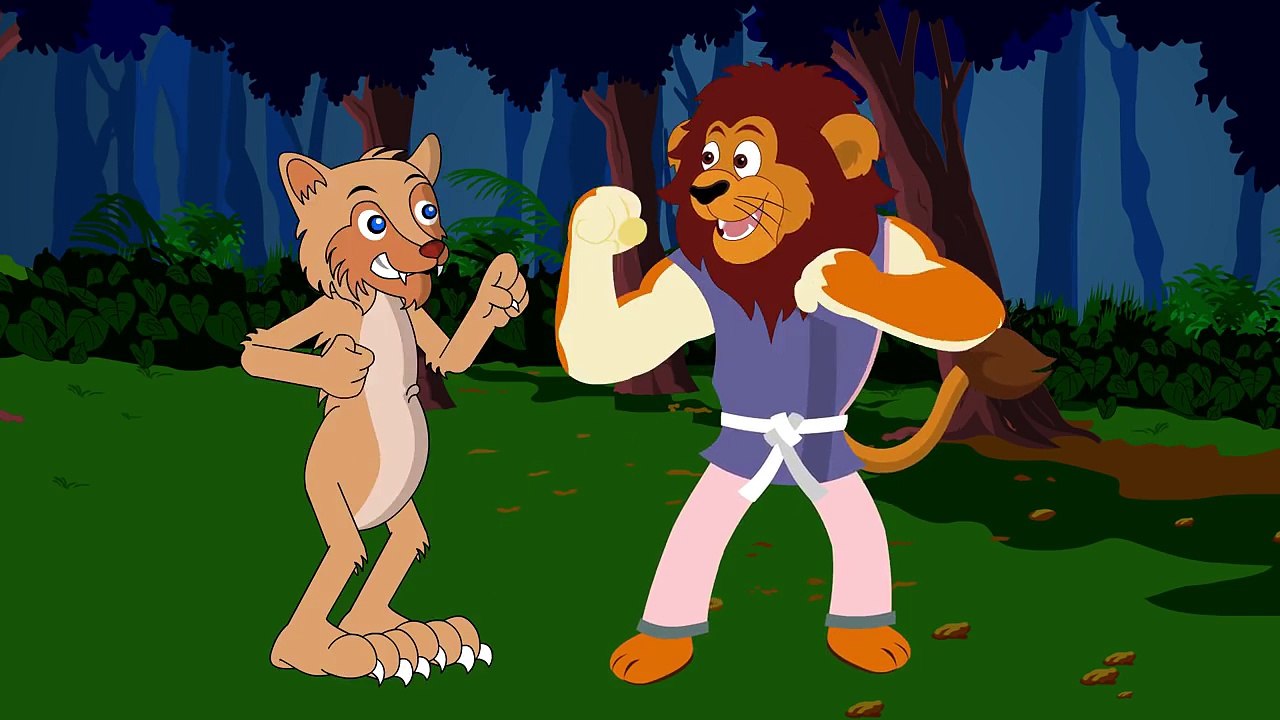 Finger Family Epic Battles Crazy Lion Vs Fox | Finger Family Nursery Rhymes