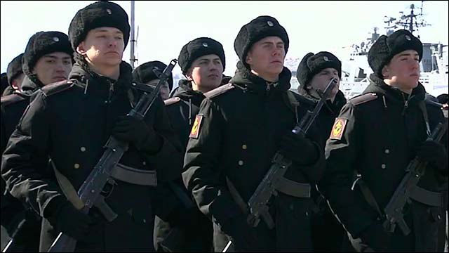 День защитника Отечества встретили жители Дальнего Востока