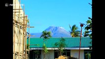 Powerful volcano eruption in the Philippines