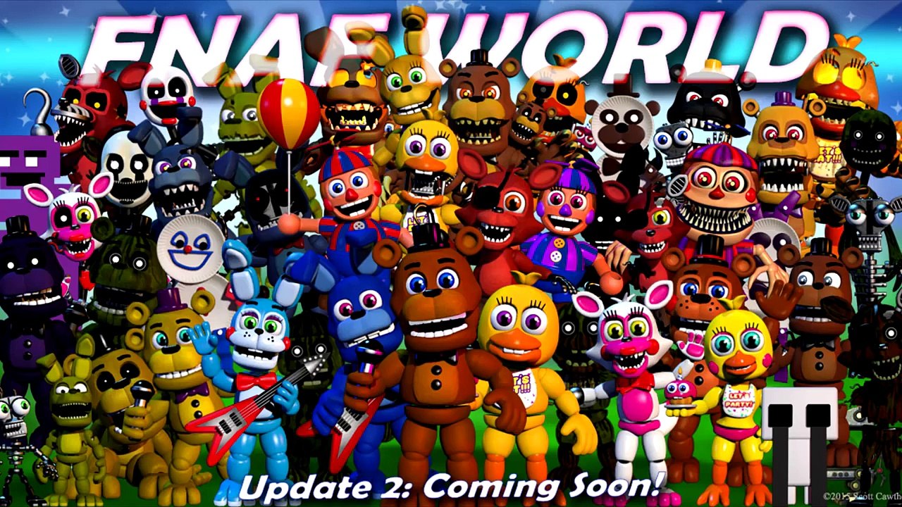 FNAF WORLD UPDATE 2 | Halloween Animatronics