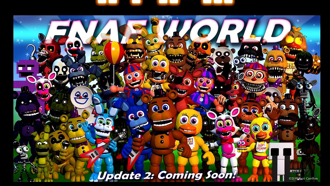 FNaF World New Animatronics! Update 2 Teaser | Animatronics Reaction | FNAF SFM